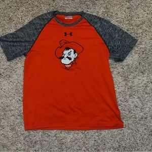 Osu medium under armour loose fit graphic team cowboys like new